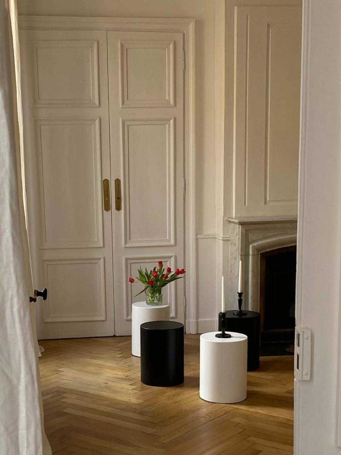 Table d’appoint Leon Terre & Métal