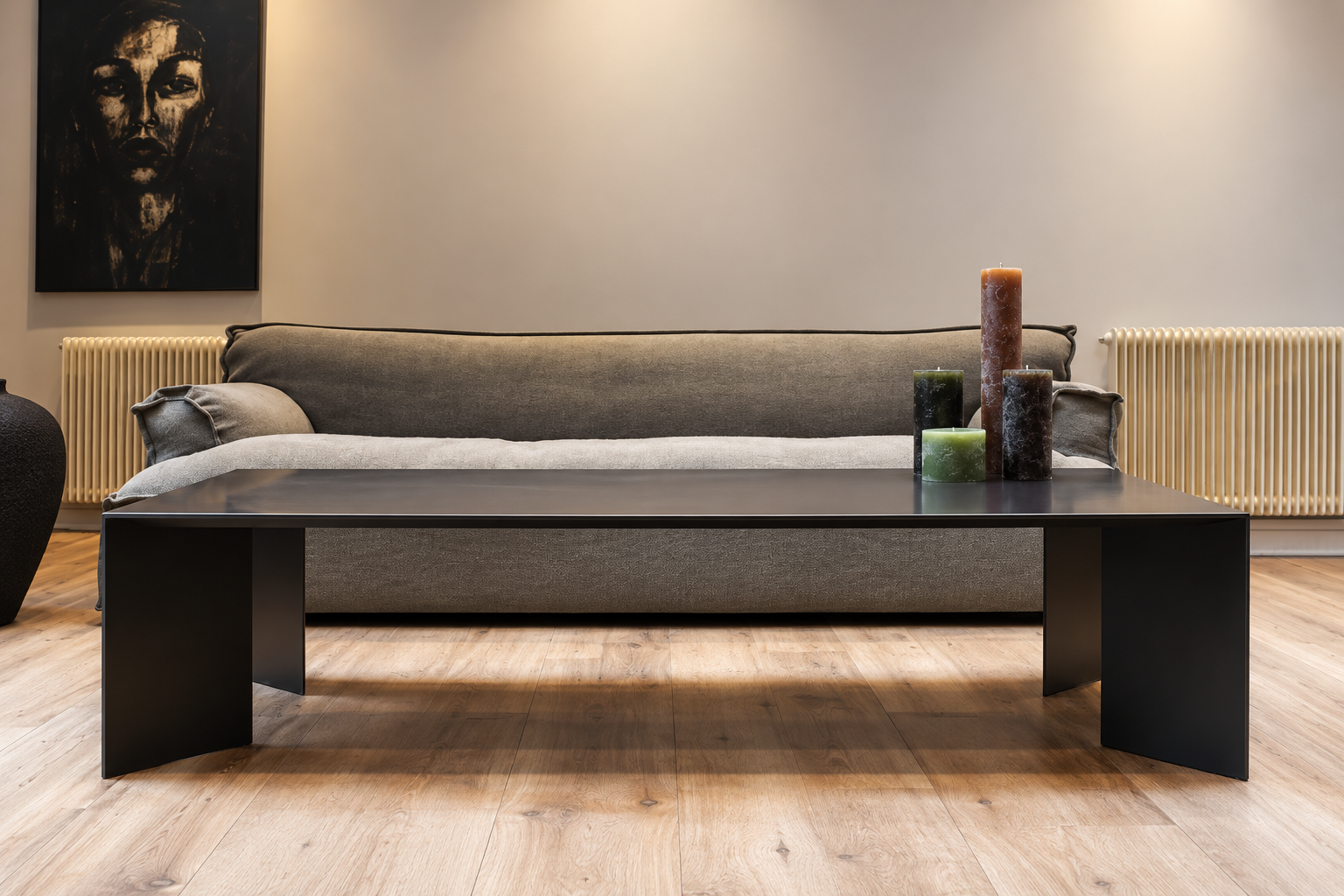 Table basse Minimal Terre & Métal